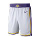 Los Angeles Lakers Men's Nike NBA Swingman Shorts - White