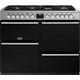 Stoves Precision Deluxe ST DX PREC D1100DF SS 110cm Dual Fuel Range Cooker - Black / Stainless Steel - A Rated, Black