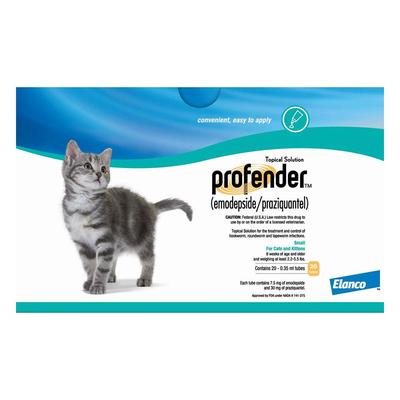 Profender Small Cats & Kittens (0.35 Ml) 2.2-5.5 Lbs 2 Doses
