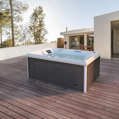 Outdoor Whirlpool stream pure 211 x 156 cm für 3 Personen Ausstattung: Pure Außen-Whirlpool