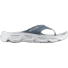 Badesandale SALOMON "REELAX BREAK 6.0", Gr. 48, blau (rauchblau, weiß), Synthetik, Textil, sportlich, Schuhe Zehentrenner, Erholungsschuhe