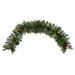 6' Mixed Alaskan Pines and Pinecones Artificial Christmas Garland 50 Warm White LED Lights - Green