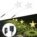 RKSTN Solar Lights Outdoor Lights Solar Decorations Outdoor LED Solar Powered Candle Xmas Roadway Lights 8 Mode Lightning Deals of Today - Summer Savings Clearance on Clearance