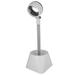 Hands Free Hair Dryer Stand Hair Dryer Stand Professional Stainless Steel ABS Angle Adjustable Blow Dryer Holder for Pet Grooming Home Salonwhite