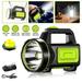 Super Bright LED Flashlight USB Rechargeable Flashlight Waterproof Torch Handheld Portable Searchlight Flashlight with 3 Modes Spotlight Power Display for Camping Hiking Mountaineering Hunting