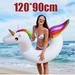 Flamingo Swimming Pool Float Summer Island Giant Ride on Swan Swimming Lifebuoy Lounge Inflatable Pool Toy Raft