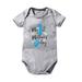 Baby Deals!Toddler Girl Clothes Clearance Toddler Girls Outfit SetsToddler Baby Girls Boys Short Sleeve Letter Print T-Shirt Jumpsuit Romper