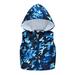 Rovga Boy Outfit Toddler Kids Baby Girls Sleeveless Camouflage Hooded Windproof Warm Waistcoat Coat
