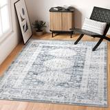 Gray 84 x 60 x 0.2 in Living Room Area Rug - Gray 84 x 60 x 0.2 in Area Rug - Bungalow Rose kids Washable Rug 5X7 - Ultra Thin Stain Resistant Area Rug, Super Soft Non-Skid Rugs For Living Room Bedroom(5X7 | Wayfair