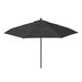 Birch Lane™ Dorhea 11' Market Umbrella Metal in Gray | 107.25 H x 132 W x 132 D in | Wayfair D355FC700CBB4C75986461D370E8D104