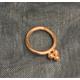 Rose Gold Bead Cluster Hinged Segment Clicker Ring - UK Seller Ear, Septum, Smiley Web Etc Piercings
