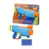 Nerf - Hasbro Elite Jr, Blaster Explorer Easy-Play, Facile à Tenir, Charger et Tirer, 8 fléchettes