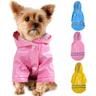 Manteau de pluie pour chiot en plein air avec capuche vestes imperméables pu imperméable