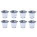 8Pcs Fashion Flowerpot Creative Succulent Planter Small Home Iron Plants Pot