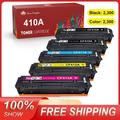 5-Pack 410A Toner Cartridges CF410A Toner Cartridges Replacement for HP 410A CF410A 411X 412X 413X for Color Pro MFP M477fnw M477fdw M477fdn M452dn M452nw M452dw Printer (Black Cyan Magenta Yellow)