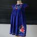 Disney Dresses | Disney Girls Elena Of Avalor Embroidered Dress | Color: Blue | Size: 11/12