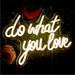 Urban Outfitters Party Supplies | Do What You Love White Neon Light Led Sign Dorm College Teen Kids Room Wall Art | Color: White | Size: Os