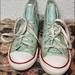 Converse Shoes | Converse Chuck Taylor All Star Big Kids Green Glitter Lace Ups Size 3 | Color: Green | Size: 3g
