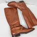 Nine West Shoes | Nine West Brown Leather Tall Riding Boots-Women’s 8.5 | Color: Brown/Tan | Size: 8.5
