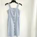 J. Crew Dresses | Nwot J.Crew. Searsucker Button Down Sundress | Color: Blue/White | Size: 00