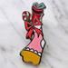 Disney Jewelry | Daisy Duck Christmas Stocking Disney Pin | Color: Pink/Yellow | Size: Os