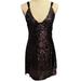 Free People Dresses | Free People Gold Rush Mini Dress S New With Tags | Color: Black | Size: S