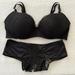 Victoria's Secret Intimates & Sleepwear | Dream Angels Wireless W/ Matching Panty | Color: Black | Size: 38d