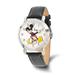 Disney Accessories | Disney Adult Size Black Strap Mickey Mouse W/Moving Arms Analog Watch | Color: White | Size: 8.5