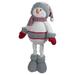 Northlight Seasonal 22" Red & Gray Plush Nordic Snowman Christmas Figure, Polyester | 22 H x 11 W x 12 D in | Wayfair NORTHLIGHT YH887480