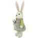Northlight Seasonal 20" White & Green Standing Girl Rabbit Easter Figure | 20 H x 5 W x 7 D in | Wayfair NORTHLIGHT SH91596