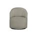 Barrel Chair - Joss & Main Deryn Upholstered Swivel Barrel Chair Fabric in Black/Brown | Wayfair 710F460F30064940B050F0B85B8646BA