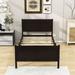 Red Barrel Studio® Yahveh Wood Platform w/ Headboard Wood in Brown | 35 H x 41 W x 81 D in | Wayfair BA46C14DD23F44C8A76D3916A999A9AF