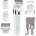 Women s Electric Razor 3-in-1 IPX7 Waterproof Wet & Dry Painless Hair Removal Cordless Lady Electric Shaver for Legs Arms Face - Includes Trimmer Heads for Underarms and More YH-3301