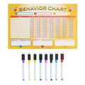 NUOLUX 1 Set of Delicate Chore Chart Magnetic Reward Chart Erasable Kids Chart Kids Accessory