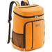 Lifewit 30-36 Cans Backpack Cooler Waterproof Insulated Soft Lunch Cooler Backpack Leakproof Orange