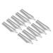 Uxcell 0.5-0.7mm Line Width Fountain Pen Nib Replacement 304 Stainless Steel Office Supplies for Drawing Writing 10 Pcs