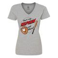 Inktastic That s My Nephew out There- Baseball Women s V-Neck T-Shirt