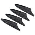 Uxcell Plastic Knife Sheath Cover Sleeves Knives Edge Guard for 3.5 Paring Knife Black 4 Pack