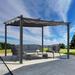 Outdoor 13 x 10 Ft Retractable Gazebo with Adjustable Sling Canopy