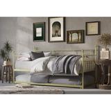 Aine Twin Metal Daybed with Trundle