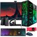 Restored Gaming Desktop PC Intel i7 4th Gen TechMagnet Zeus Pro 4 AMD RX 6400 16GB RAM ARGB 256GB SSD + 2TB HDD 27 Inch 165hz Gaming Monitor RGB Front Panel 385 patterns RGB Kit Win 10 Pro (Refurbished)