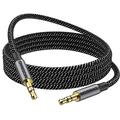 3.28FT/1Meter 3.5mm Aux Cord to 3.5mm Audio Aux Jack Cable Male to Male Aux Cable Nylon Braided Stereo Jack Cord