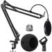 Adjustable Mic Stand for Blue Snowball and Blue Snowball iCE Suspension Boom Scissor Arm Stand with