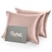 Bare Home Poly Satin Pillowcase Set for Hair and Skin (Set of 2)
