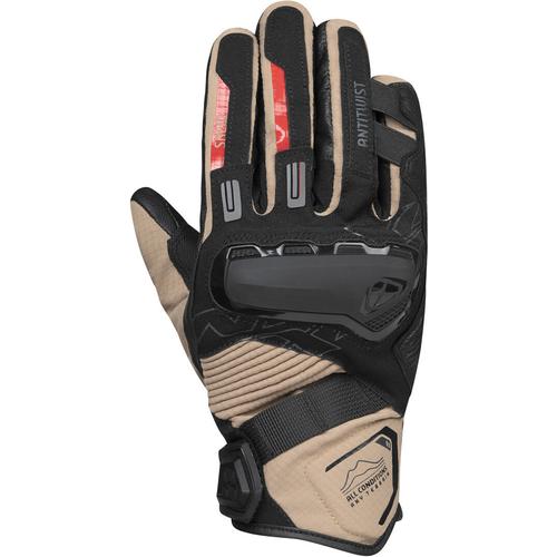 Ixon MS Skeid Motorradhandschuhe, schwarz-beige, Größe S