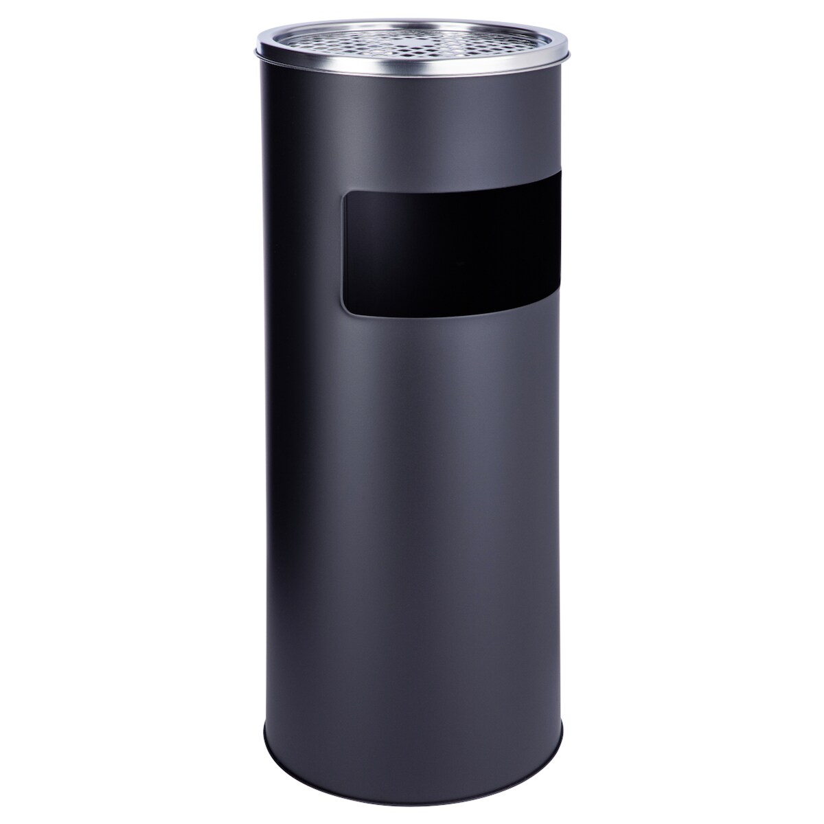 SVITA 30L Standaschenbecher Eimer Aschenbecher Mülleimer Ascher 60x25cm Schwarz Image