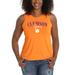 Women's Orange Clemson Tigers Hannah High Neck Tank Top