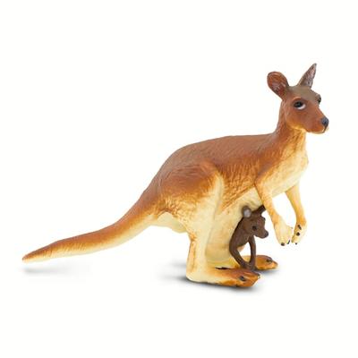 Safari Ltd Kangaroo with Baby Toy Figure