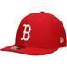 Men's New Era Scarlet Boston Red Sox Low Profile 59FIFTY Fitted Hat