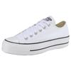 Sneaker CONVERSE "CHUCK TAYLOR ALL STAR PLATFORM CANVAS", Gr. 39,5, weiß, Textil, sportlich, Schuhe